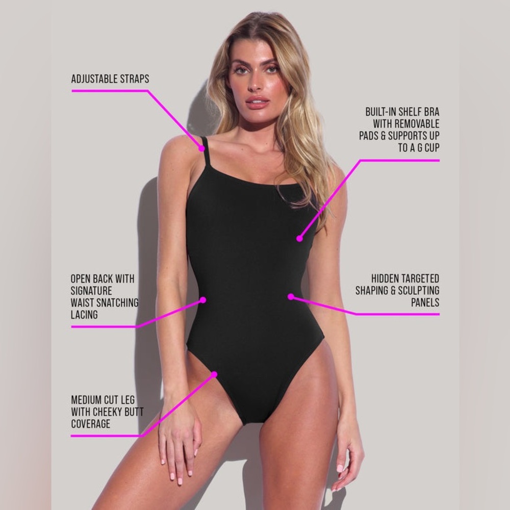 TA3 Lacey snatched shaping swimsuit NWT - Picture 3 of 11